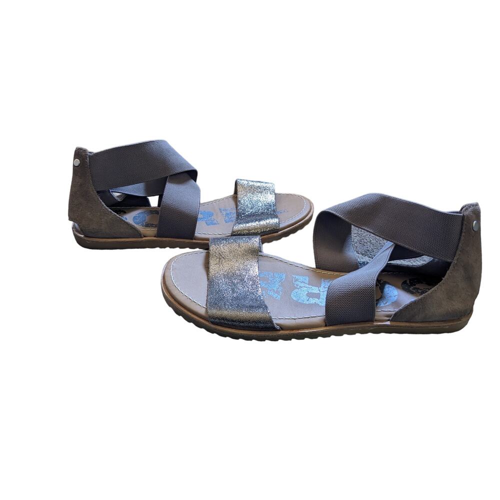 Sorel sandals - like new Ella bronze metalic gold